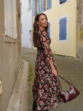 Robe midi fleurie – ROBE NALA – TAMASHOP – vue 3