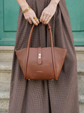 Sac cabas camel – SAC DORIANA CAMEL – TAMASHOP – vue 2