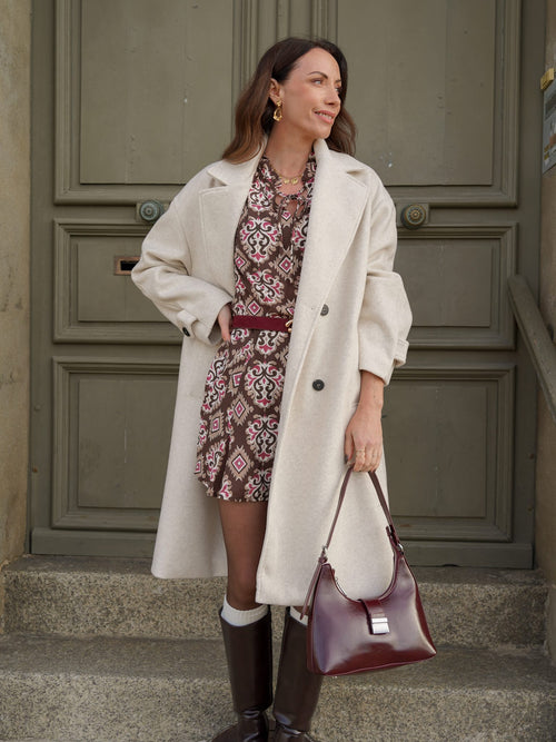Sac porté épaule bordeaux – SAC LYNA – TAMASHOP – vue 6