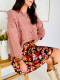 PULL INA VIEUX ROSE